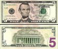 *5 americký dolárov USA 2021, P551-L San Francisco UNC *5 americký dolárov USA 2021, P551-L San Francisco UNC