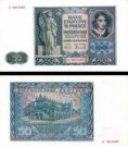 *50 Zlotych Poľsko 1941, P102 UNC