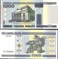 *1000 Rublov Bielorusko 2000, P28a UNC *1000 Rublov Bielorusko 2000, P28a UNC