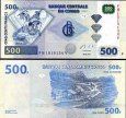 *500 Frankov Konžská ľudová republika P96b UNC