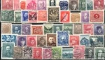 Známky tematické - 50 rôznych, vydané do roku 1945