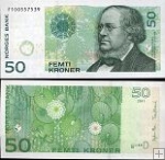 *50 korún Nórsko 2011, P46d UNC