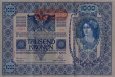 *1000 Kronen RAKÚSKO 1919, razítko P61 AU