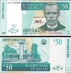 *50 Kwacha Malawi 1997, P39 UNC
