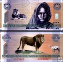 *1000 Šilingov Somaliland 2006, pamätná bankovka