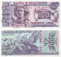 *100 Leke Albánsko 1996, P55c UNC