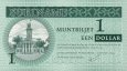 *1 Dolár Surinam 2004 P155 UNC, Muntbiljet *1 Dolár Surinam 2004 P155 UNC, Muntbiljet