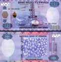 *2000 Frankov Rwanda 2014, P40 UNC