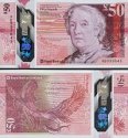 *50 škótskych libier Škótsko 2020 RBS, polymer P373 UNC