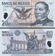 *20 Pesos Mexiko 2003-5, polymer, P116 UNC *20 Pesos Mexiko 2003-5, polymer, P116 UNC