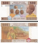 *500 Frankov Čad (Central African States) 2002, P606Ce UNC