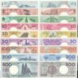*1-500 Złotych Poľsko 1990, P164-172 9 ks UNC v albume *1-500 Złotych Poľsko 1990, P164-172 9 ks UNC v albume
