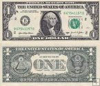 *1 americký dolár USA 2021, P549 séria B - New York UNC