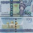 *100 Manat Turkménsko 2014, P34 UNC *100 Manat Turkménsko 2014, P34 UNC