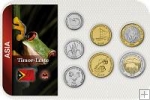 Sada 7 ks mincí Východný Timor 1-200 Centavos 2003-2017 blister