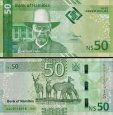 *50 Dolárov Namíbia 2025, P22 UNC *50 Dolárov Namíbia 2025, P22 UNC