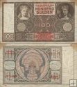 *100 guldenov Holandsko 1939-44 P50 F