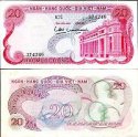 *20 Dong Južný Vietnam 1969, P24 UNC *20 Dong Južný Vietnam 1969, P24 UNC