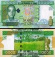 *10000 Frankov Guinea 2008, P42b UNC *10000 Frankov Guinea 2008, P42b UNC