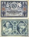 *20 Mariek Nemecko 1915, P63 UNC