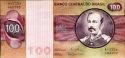 *100 Cruzeiros Brazília 1974, P195A UNC