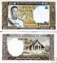 *20 Kip Laos 1963-1976, P11 UNC