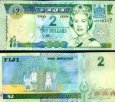 *2 fidžijské doláre Fidži 2002, P104 UNC *2 fidžijské doláre Fidži 2002, P104 UNC