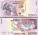 *2000 Leke Albánsko 2007, P74a UNC