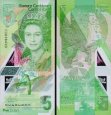 *5 Dolárov Východný Karibik 2021, P56 polymer UNC *5 Dolárov Východný Karibik 2021, P56 polymer UNC