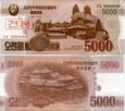 5000 Won Severná Kórea (KĽDR) 2015 specimen P67s UNC 5000 Won Severná Kórea (KĽDR) 2015 specimen P67s UNC