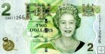 *2 fidžijské doláre Fidži 2007, P109 UNC