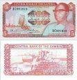 *5 Dalasis Gambia 1987-90, P9 UNC *5 Dalasis Gambia 1987-90, P9 UNC
