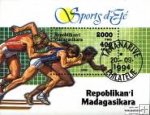 *Známky Madagaskar 1994 Olympijské športy, razítkovaný hárček
