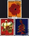 *Známky Paraguay Kvety 1983, razítkovaná séria
