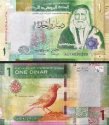 *1 Dinár Jordánsko 2022 P39a UNC