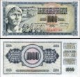 *1000 Dinárov Juhoslávia 1974, P86 UNC
