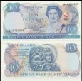 *10 dolárov Nový Zéland 1990 P176 UNC *10 dolárov Nový Zéland 1990 P176 UNC
