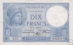 *10 Frankov Francúzsko 1939-40, P84 AU