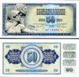 *50 Dinárov Juhoslávia 1968, P83 UNC *50 Dinárov Juhoslávia 1968, P83 UNC