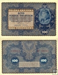 *100 Marek Poľsko 1919, P27 VF