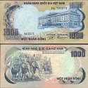 *1000 Dong Južný Vietnam 1972, P34 UNC