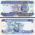 *5 Dolárov Šalamúnove ostrovy 1997 P19 UNC *5 Dolárov Šalamúnove ostrovy 1997 P19 UNC