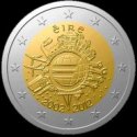 *2 Euro Írsko 2012, 10. výročie zavedenia Eura