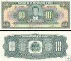 *10 Gourdes Haiti 1979 (1984-1985)﻿, P242a UNC