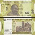 *20 Rupií India 2019-23, P110 UNC *20 Rupií India 2019-23, P110 UNC