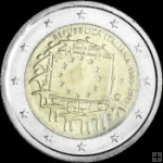 *2 Euro Taliansko 2015, Vlajka EÚ