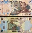 *2 Leones Sierra Leone 2022, P35a UNC *2 Leones Sierra Leone 2022, P35a UNC