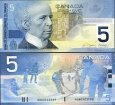*5 Dolárov Kanada 2001-5, P101 UNC *5 Dolárov Kanada 2001-5, P101 UNC