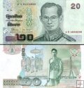 *20 Baht Thajsko 2003, P109 UNC