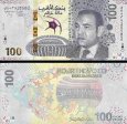 *100 Dirhamov Maroko 2025, P83 UNC, Africký pohár